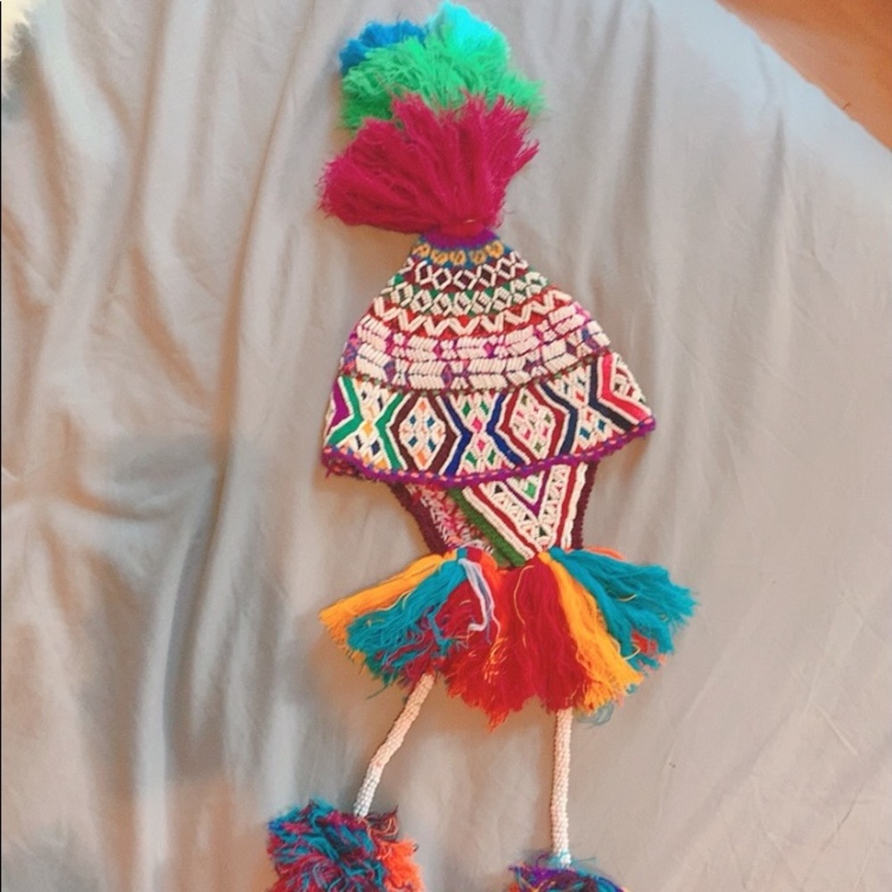 Peruvian hand-made knit hat